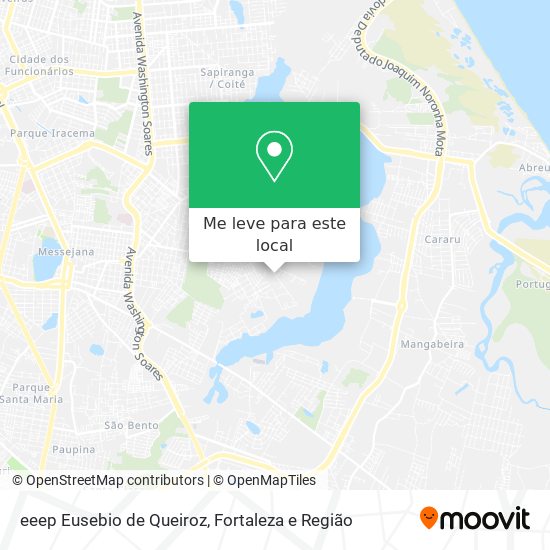eeep Eusebio de Queiroz mapa