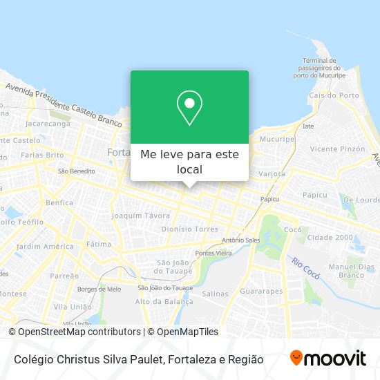 Colégio Christus Silva Paulet mapa