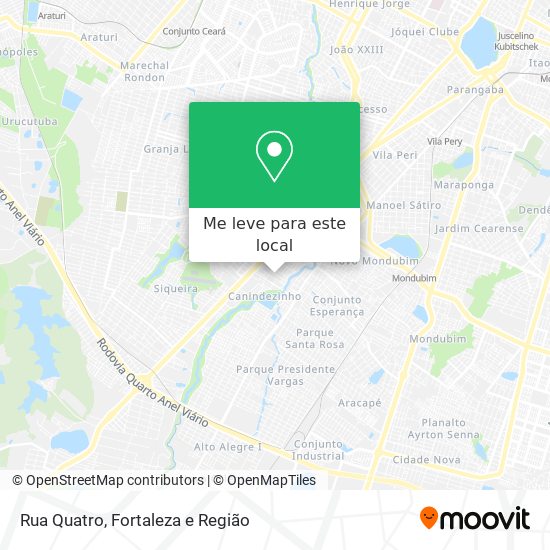 Rua Quatro mapa