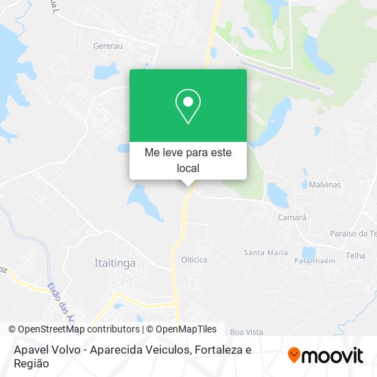 Apavel Volvo - Aparecida Veiculos mapa