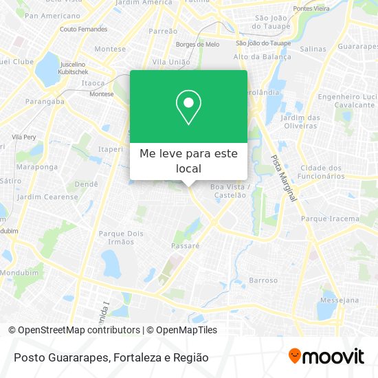 Posto Guararapes mapa