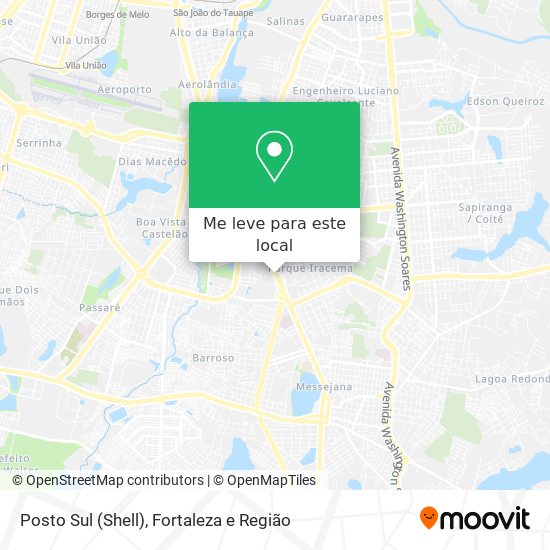 Posto Sul (Shell) mapa