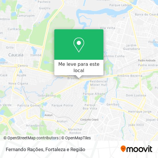 Fernando Rações mapa