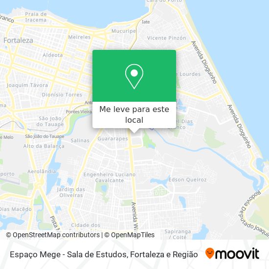 Espaço Mege - Sala de Estudos mapa