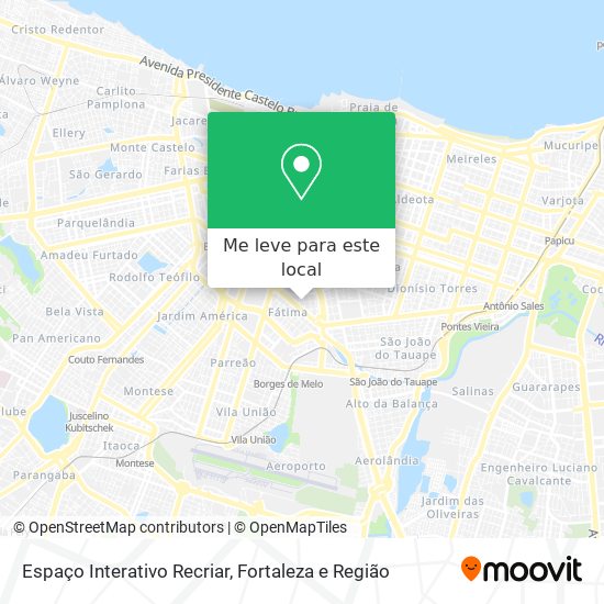 Espaço Interativo Recriar mapa