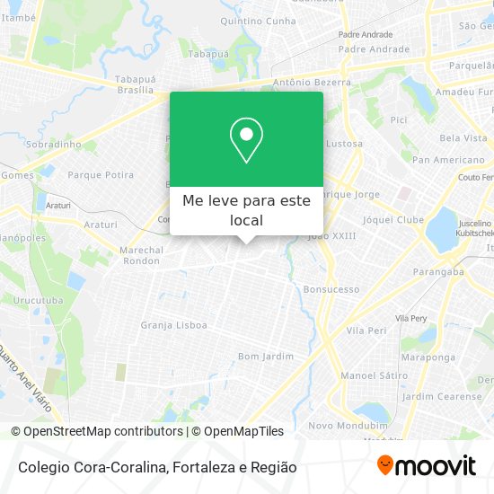 Colegio Cora-Coralina mapa