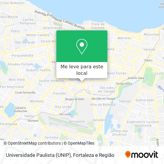 Universidade Paulista (UNIP) mapa