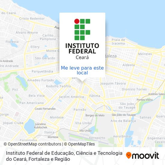 Instituto Federal de Educação, Ciência e Tecnologia do Ceará mapa