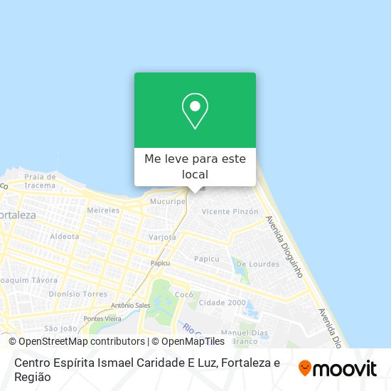 Centro Espírita Ismael Caridade E Luz mapa