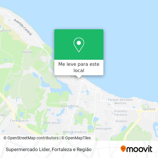 Supermercado Líder mapa