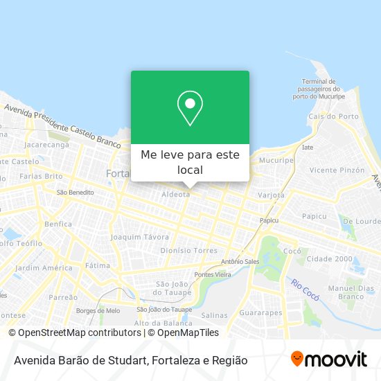 Avenida Barão de Studart mapa