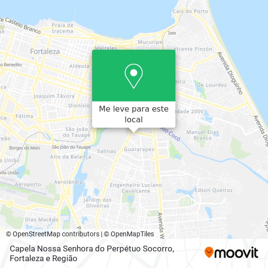 Capela Nossa Senhora do Perpétuo Socorro mapa