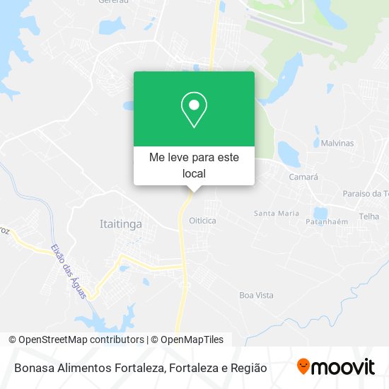 Bonasa Alimentos Fortaleza mapa