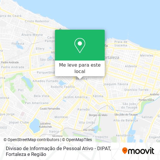 Divisao de Informação de Pessoal Ativo - DIPAT mapa