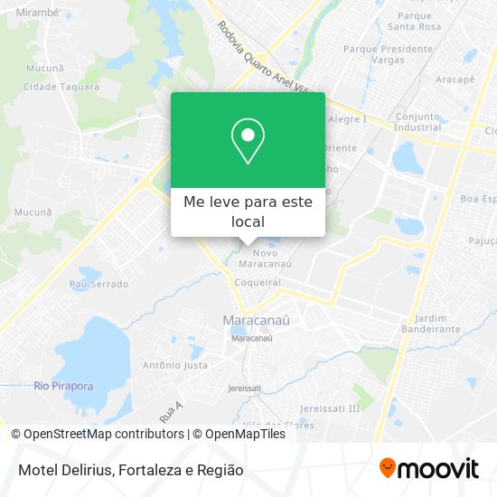 Motel Delirius mapa