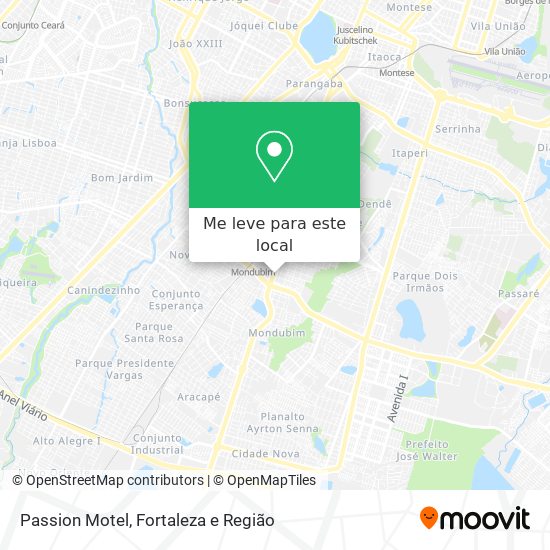 Passion Motel mapa