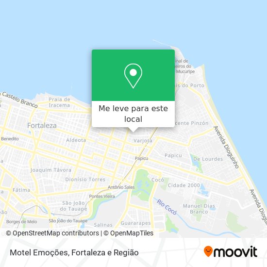 Motel Emoções mapa