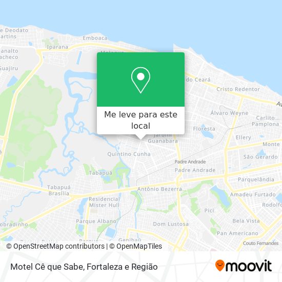 Motel Cê que Sabe mapa