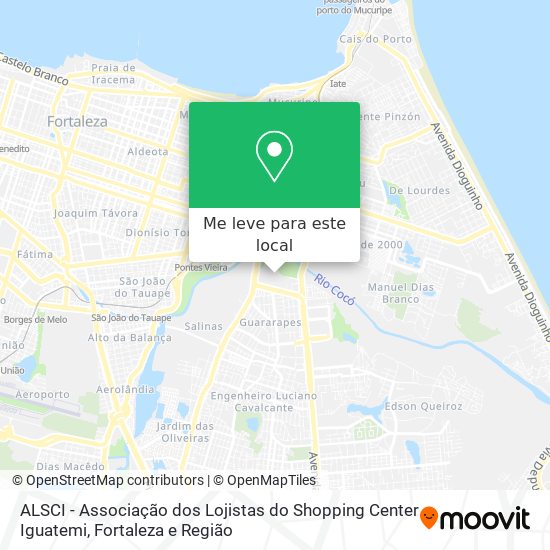 ALSCI - Associação dos Lojistas do Shopping Center Iguatemi mapa