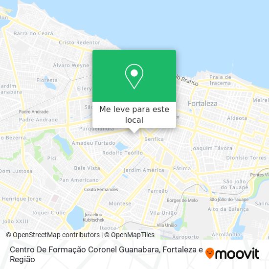 Centro De Formação Coronel Guanabara mapa