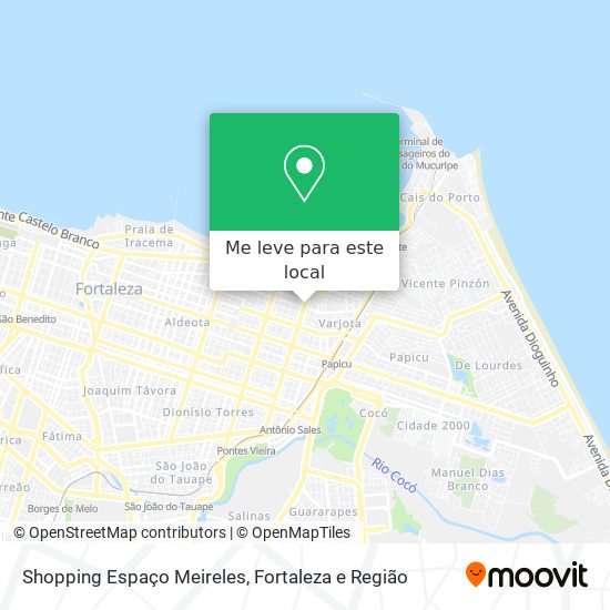 Shopping Espaço Meireles mapa