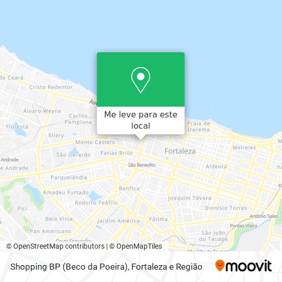 Shopping BP (Beco da Poeira) mapa