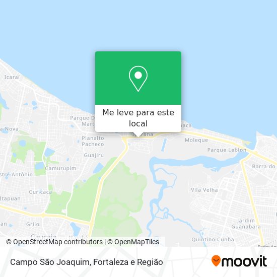 Campo São Joaquim mapa