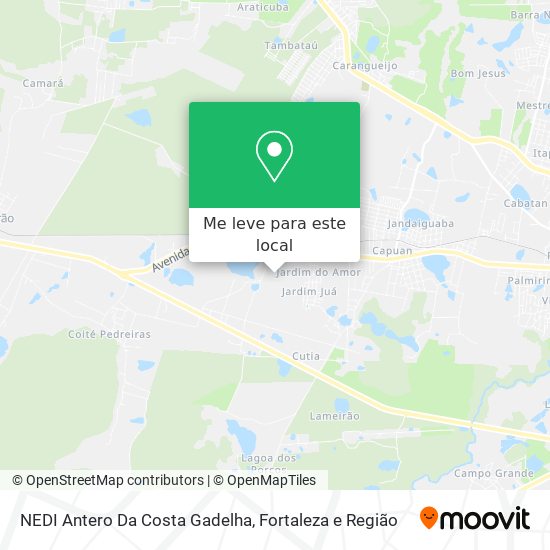 NEDI Antero Da Costa Gadelha mapa