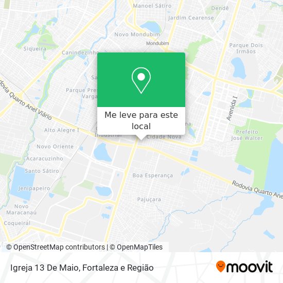 Igreja 13 De Maio mapa