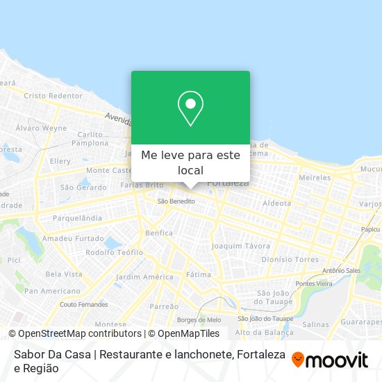 Sabor Da Casa | Restaurante e lanchonete mapa