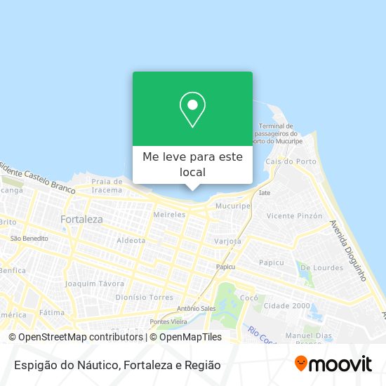 Espigão do Náutico mapa