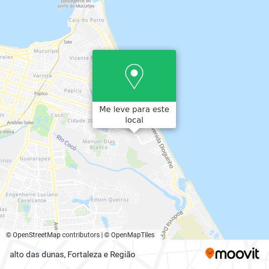 alto das dunas mapa