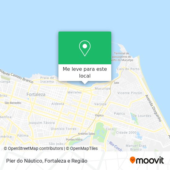 Píer do Náutico mapa