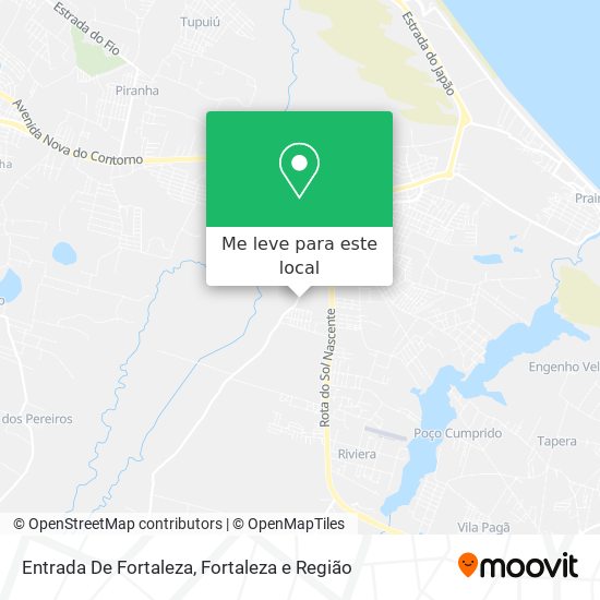 Entrada De Fortaleza mapa