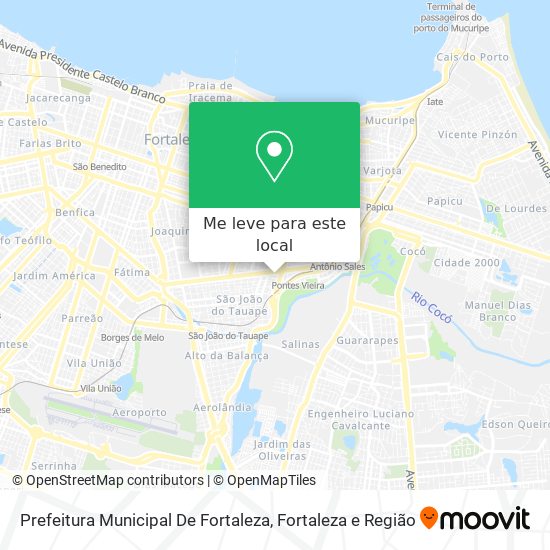 Prefeitura Municipal De Fortaleza mapa