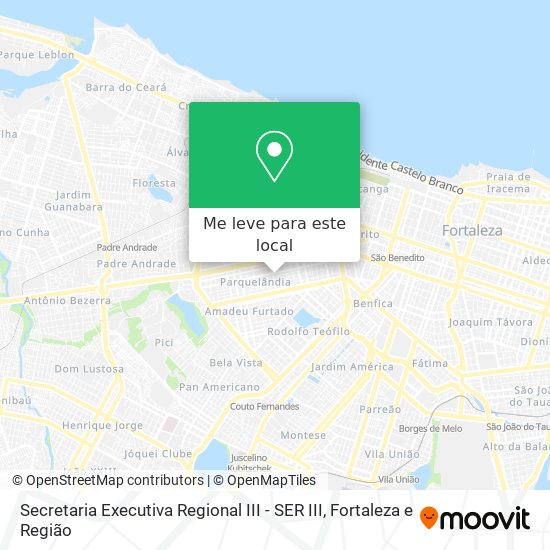 Secretaria Executiva Regional III - SER III mapa