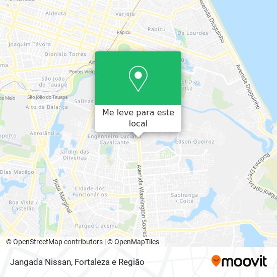 Jangada Nissan mapa
