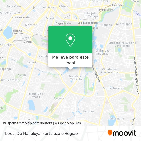 Local Do Halleluya mapa
