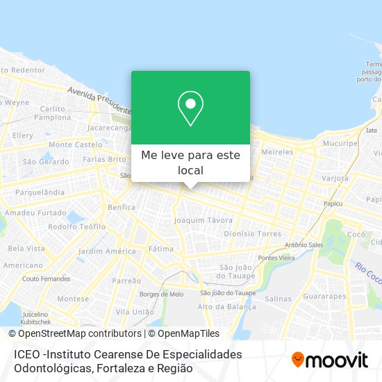 ICEO -Instituto Cearense De Especialidades Odontológicas mapa
