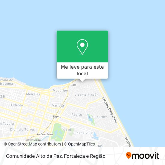 Comunidade Alto da Paz mapa