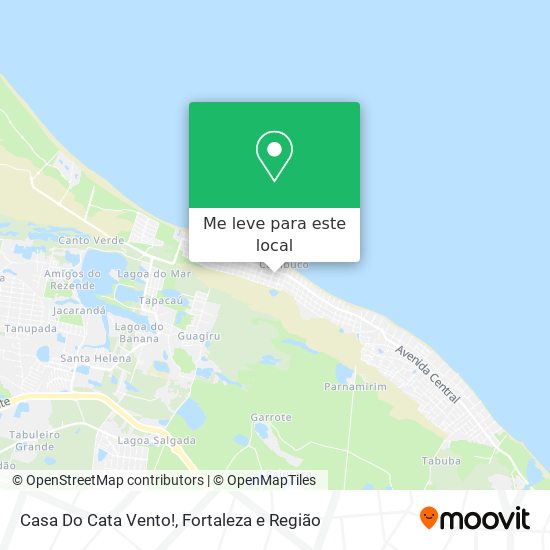 Casa Do Cata Vento! mapa