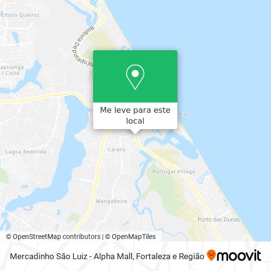 Mercadinho São Luiz - Alpha Mall mapa