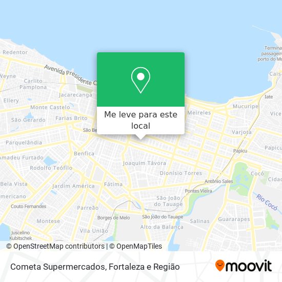 Cometa Supermercados mapa