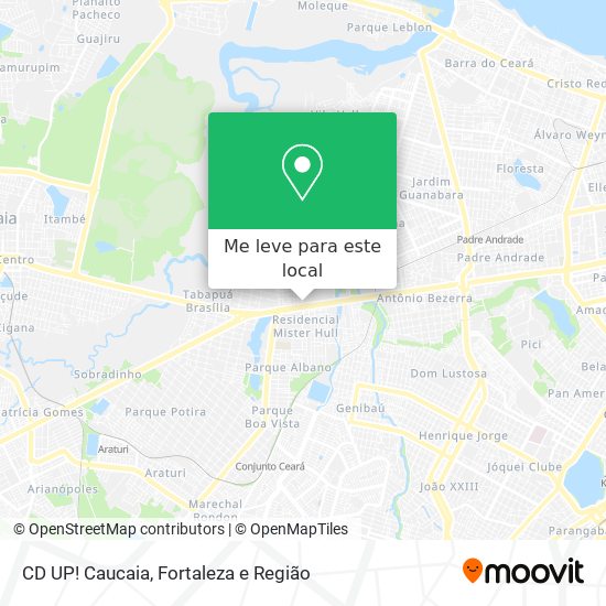 CD UP! Caucaia mapa