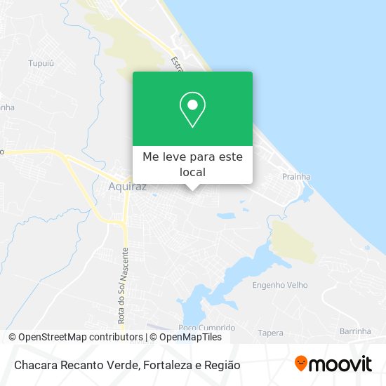 Chacara Recanto Verde mapa