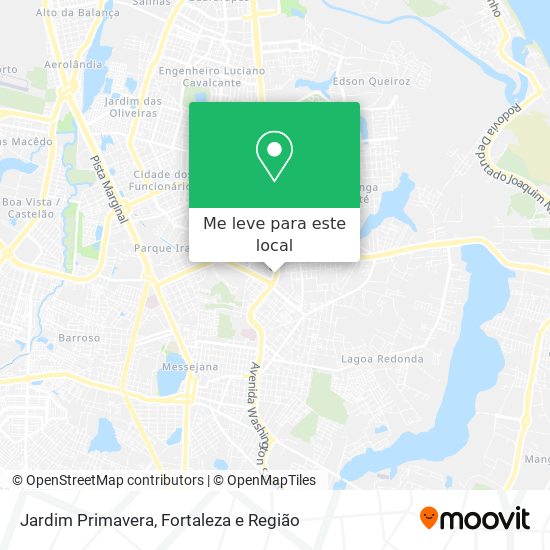 Jardim Primavera mapa