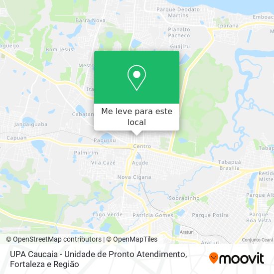 UPA Caucaia - Unidade de Pronto Atendimento mapa