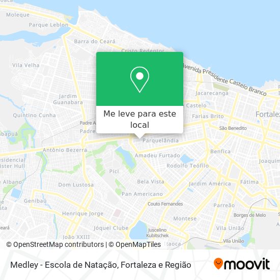 Medley - Escola de Natação mapa