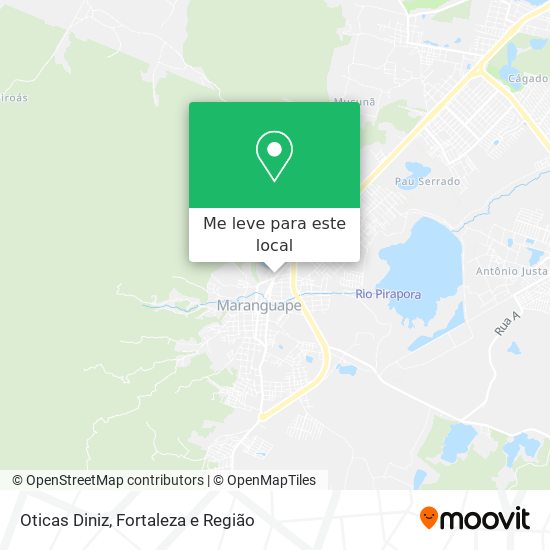 Oticas Diniz mapa