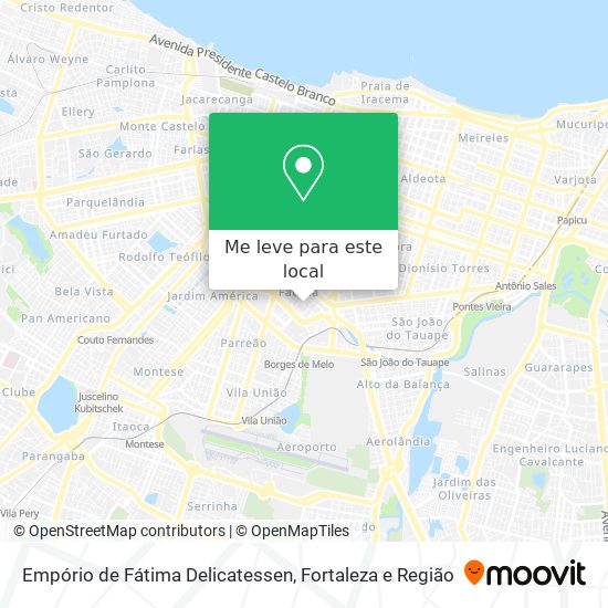 Empório de Fátima Delicatessen mapa